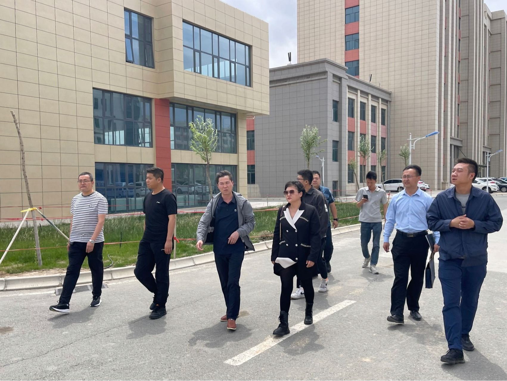 十大买球官方网站参加兰州新区职教园区平安校园建设交叉检查工作
