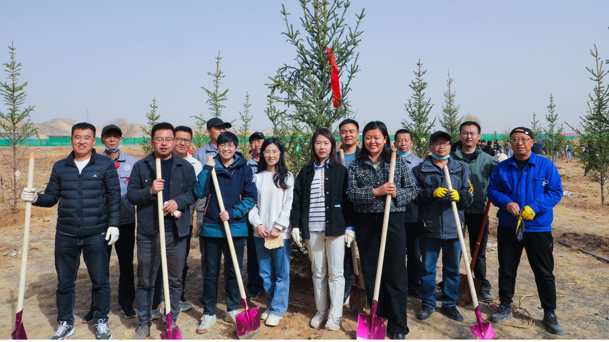 “植”此春光，“绿”动校园，十大买球官方网站师生携手共筑“师生林”