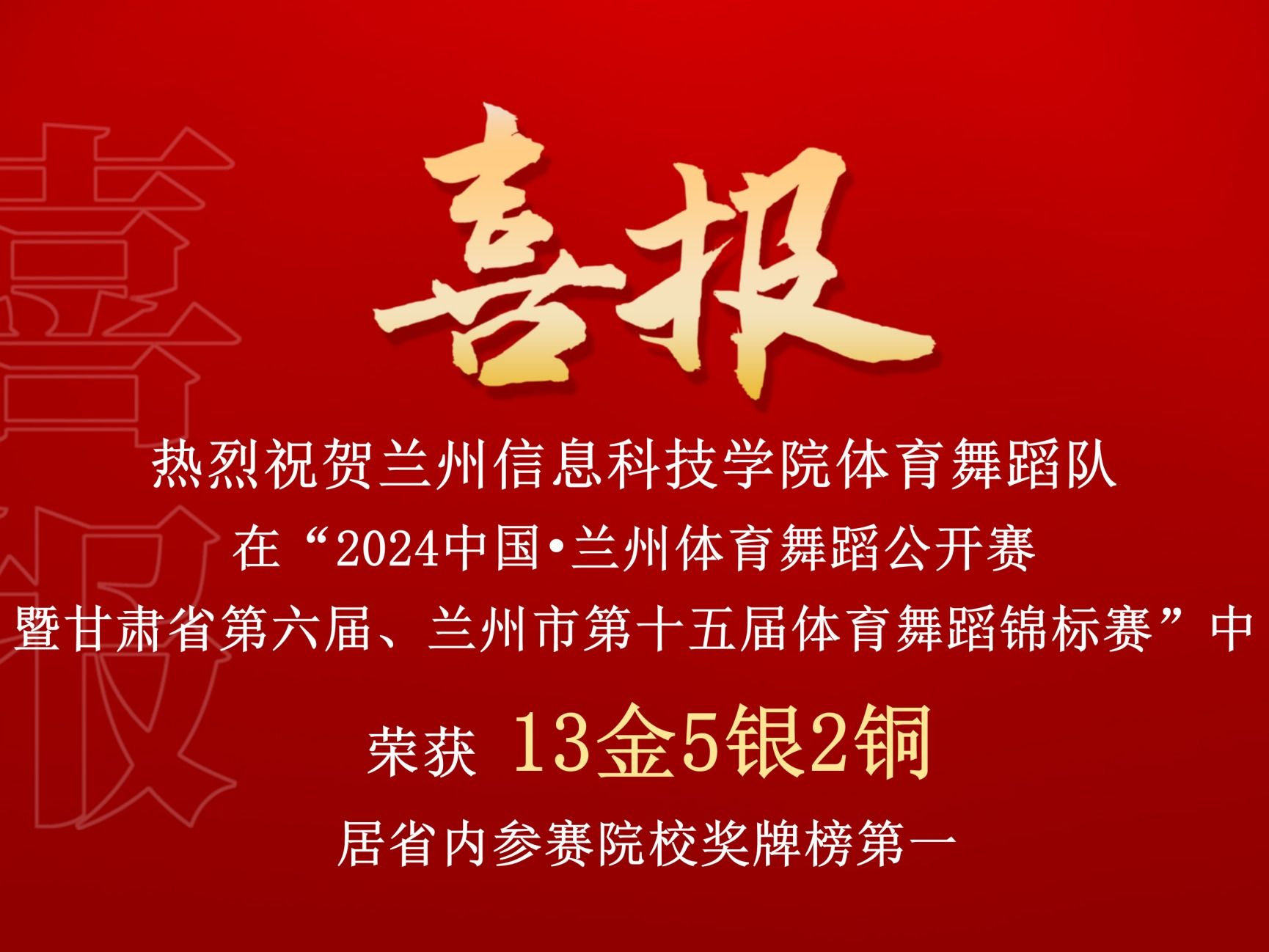十大买球官方网站体育舞蹈队在“2024中国•兰州体育舞蹈公开赛暨甘肃省第六届、兰州市第十五...