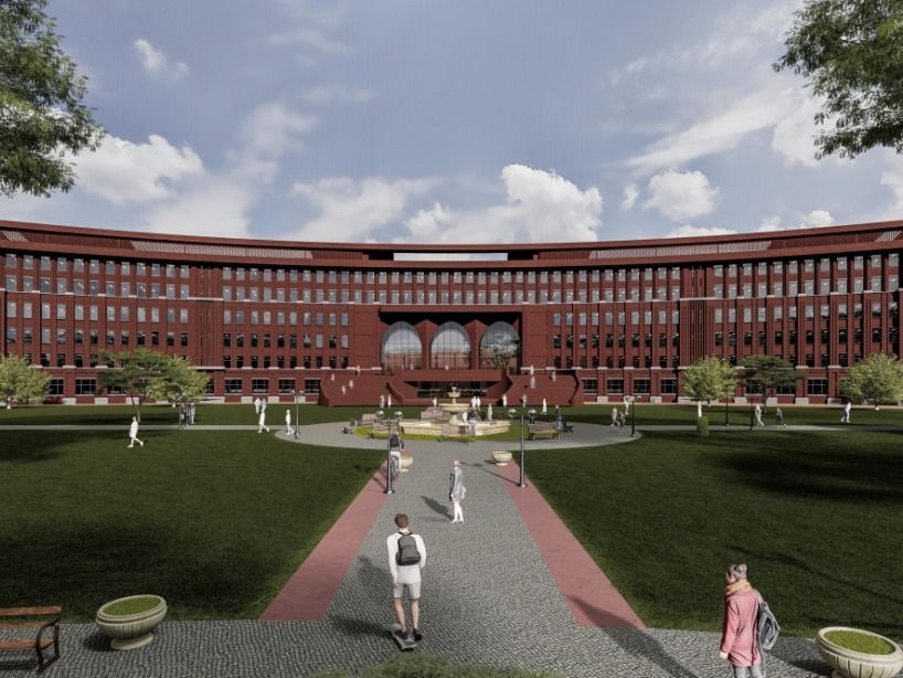 十大买球官方网站“智慧之树”教学楼正式开工建设