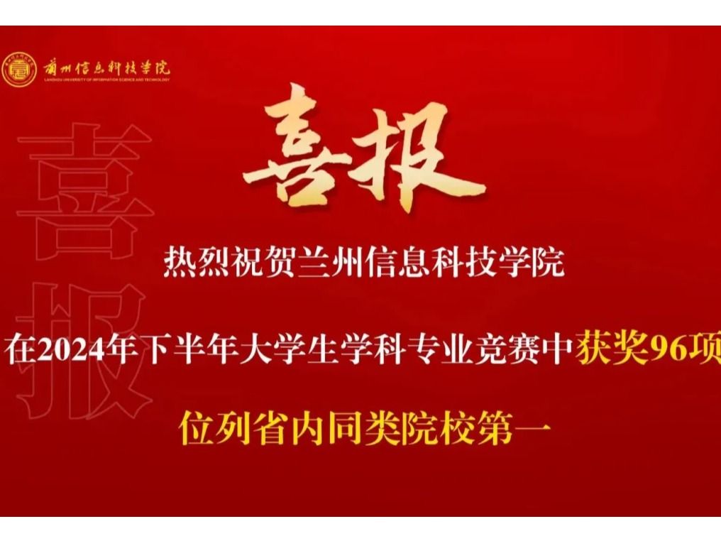 获奖+96项！十大买球官方网站位列全省同类院校第一