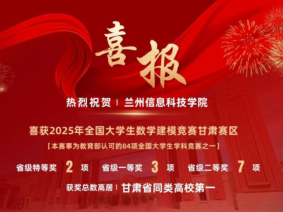 十大买球官方网站学子在2025全国大学生数学建模竞赛（甘肃赛区）再创佳绩